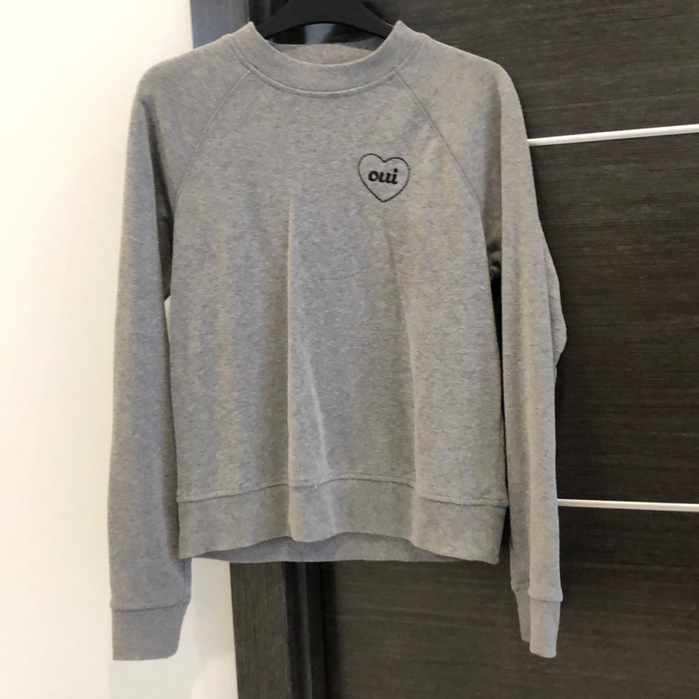 dark grey long sleeve, from Garage